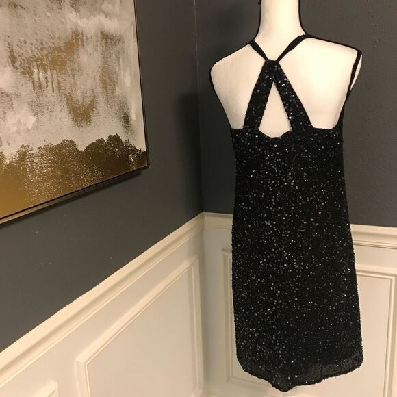 Eileen Fisher Silk Sequin dress - Picture 4 of 7